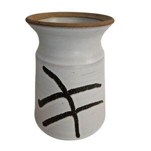 Vintage Warren Village Studio Vermont Art Pottery Firestarter No‎ Lid